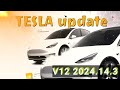 Tesla firmware 12 2024143  enfin 