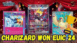 Charizard EX Won EUIC 2024 Crazy New Way To Play Charizard! Pokemon TCG Live