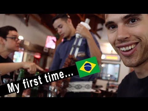 We Tried ALL YOU CAN EAT Brazilian Steak BBQ in Foz do Iguaçu, Brazil! 🇧🇷