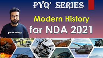 MODERN HISTORY || PYQ/MCQ SERIES FOR NDA 2021 || LEARN WITH SUMIT