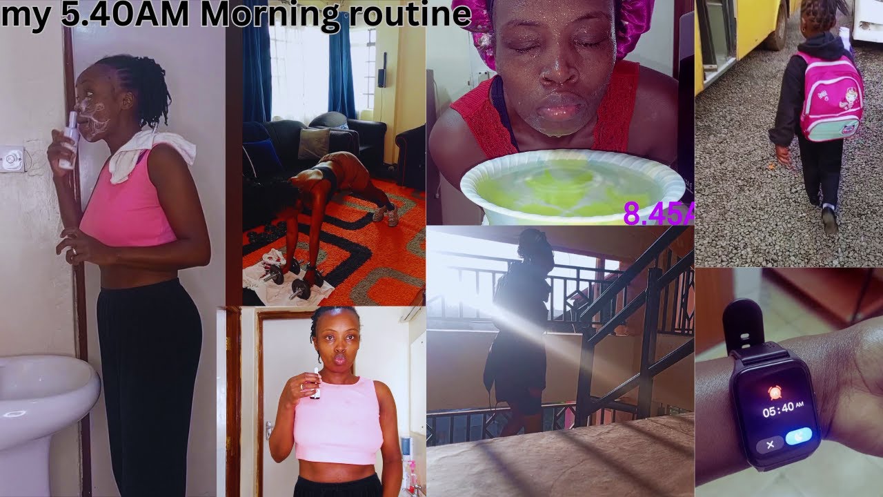 5.40 Am productive Morning Routine as a kenyan mom of two school going toddlers\slow living\sahm