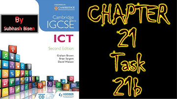 Cambridge IGCSE ICT Practical