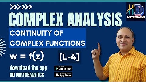 continuity of complex functions  complex analysis Bsc Msc net jam maths by Hariom dubey Hd sir