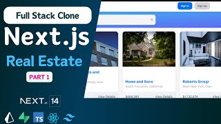 🔥 Build & Deploy a Real Estate App with Next.js 14! Full Stack Project Tutorial [💻📱] Part 1
