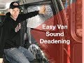 Basic Sound Deadening in a Van, VW Caddy
