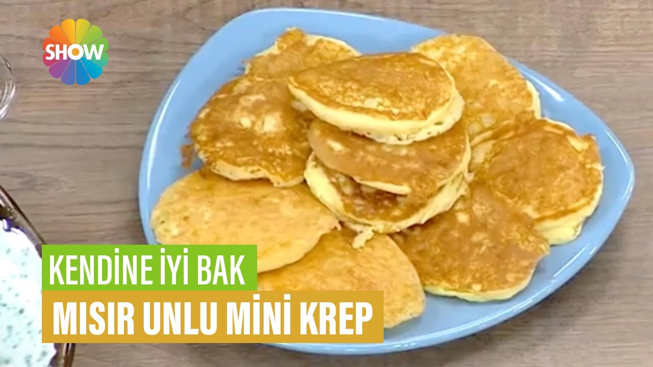 Mısır Unlu Mini Krep Tarifi | Kendine İyi Bak