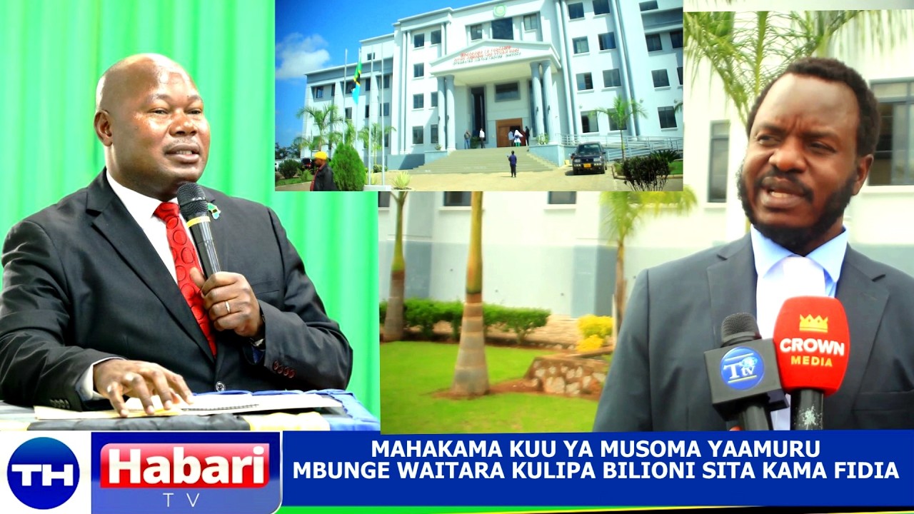 #LIVE:MAHAKAMA KUU YA MUSOMA YAMUAMURU MBUNGE WAITARA KULIPA SHILINGI BILIONI SITA KAMA FIDIA