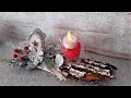 DIY  интересный  ПОДСВЕЧНИК  из коры дерева ...