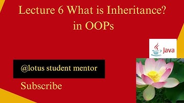 Lecture 6 What is Inheritance?