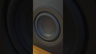 Creative Pebble X Plus subwoofer in action (front)