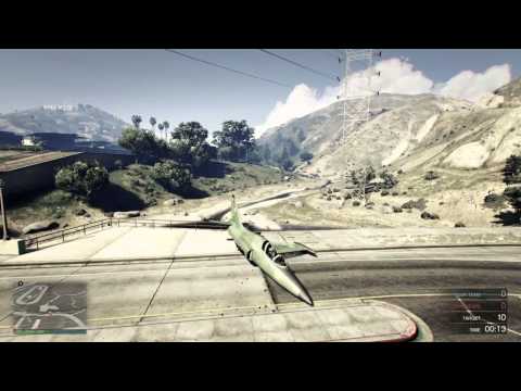 Grand Theft Auto V - Survived a plane crash