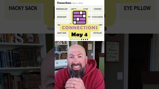 NYT Connections - May 4
