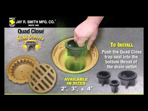 Quad Close Stink Stopper Trap Seal Device Installation Overview