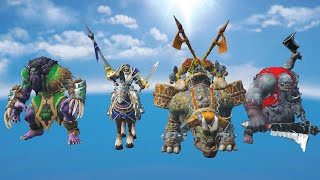 Druid Claw Vs Knight Vs Kodo Beast Vs Abomination Allfullgrade