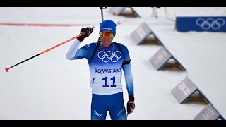 JO de Pékin : Première médaille d'or pour la France grâce au biathlète Quentin Fillon Maillet