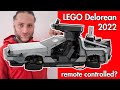Lego delorean 10300  rc possible  revue comparaison moteurs retour vers le futur time machine 2022