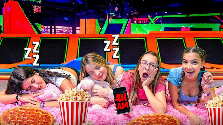 PASSAMOS A NOITE INTEIIRA NO PARQUE DE TRAMPOLIM COM NOSSOS AMIGOS YOUTUBERS