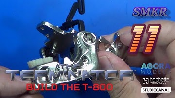 Agora Models Build the T-800 Terminator Pack 2 Stage 11 - Neck and Jaw Joints