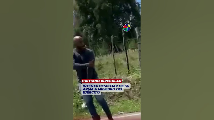 Haitiano intenta quitarle el arma dereglamento a un militar del Ejercito Dominicano