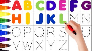 Fun Alphabet Drawing and Coloring for Kids | Learn ABCs with Coloring Pages | #alphabet #abcsong