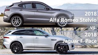 2018 Alfa Romeo Stelvio vs 2018 Jaguar F-Pace (technical comparison)