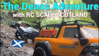 Traxxas and FTX Crawler Adventure with RC Scale Scotland The Deans Adventure