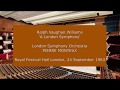 Capture de la vidéo Ralph Vaughan Williams - A London Symphony: Pierre Monteux Conducting The Lso In 1963