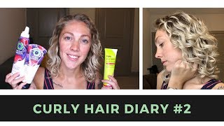 Curly Hair Diary #2 | Herbal Essences Totally Twisted Curl Mousse &amp; Gel