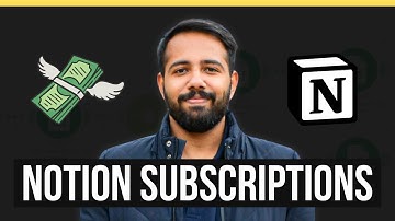 The #1 Notion Hack for Managing Subscriptions Effectively | Notion Templates