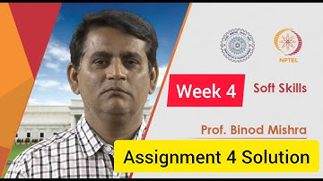 🔥💥Soft Skills | Assignment 4 | Most Probable Answers | Week 4 Solutions | NPTEL💥💥