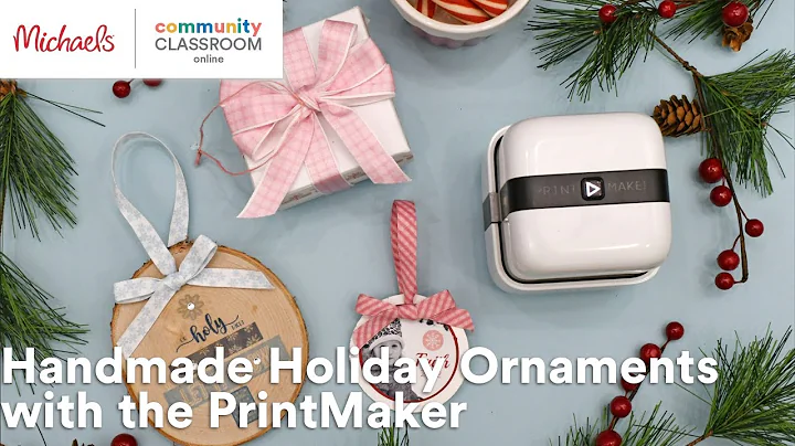 Online Class: Handmade Holiday Ornaments with the PrintMaker | Michaels