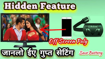 Off Screen Video Streaming on TV. Change MiraScreen Default Setting from Apple to Android.