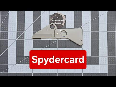Spyderco is weird: The SpyderCard