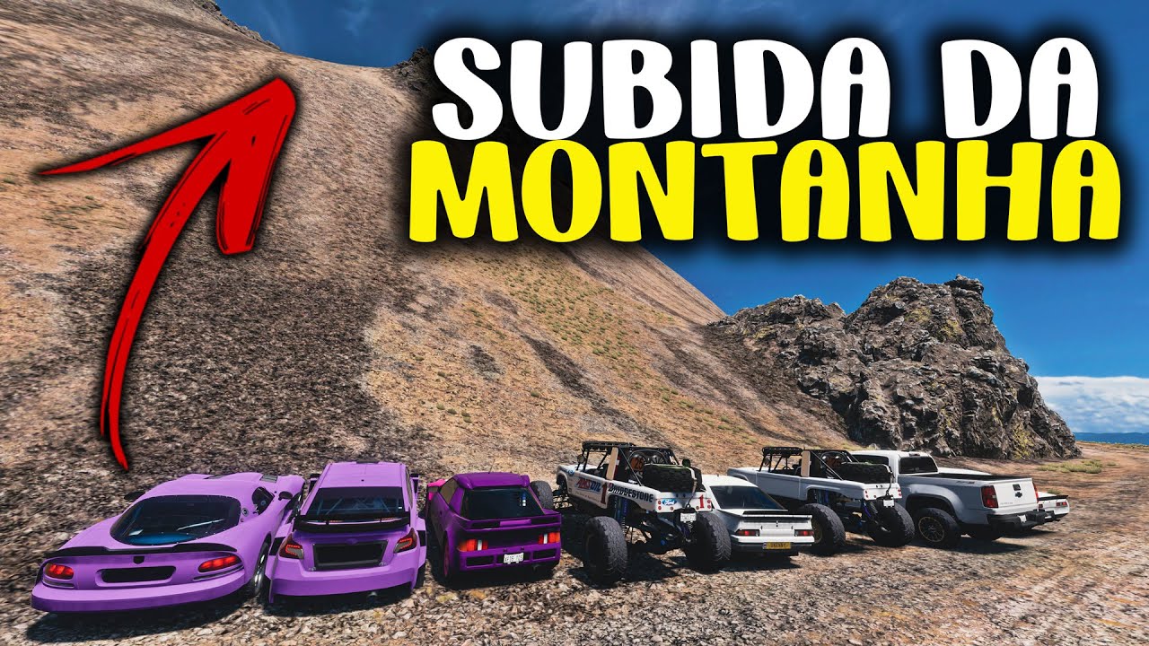 SUBIDA DA MONTANHA EM EQUIPE - FORZA HORIZON 5 GAMEPLAY