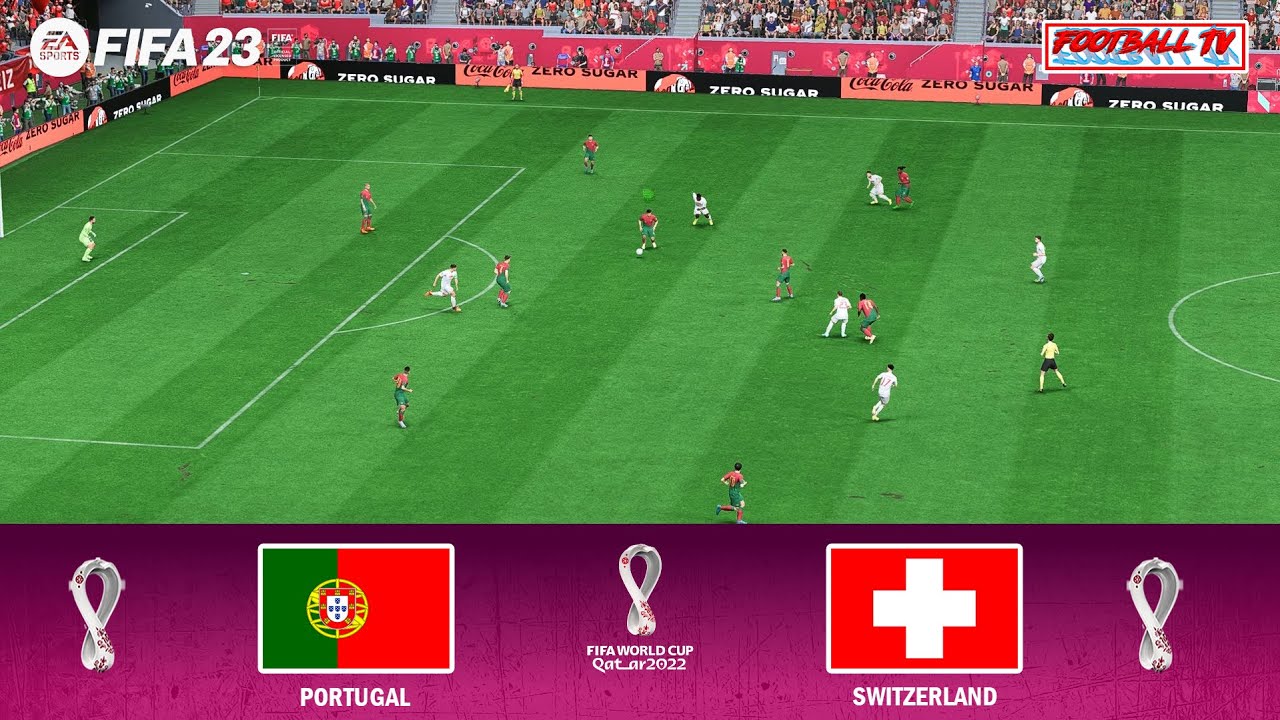 FIFA 23 - Portugal vs Switzerland - World Cup Qatar 2022 - Round of 16 - Gameplay PC - Match Today