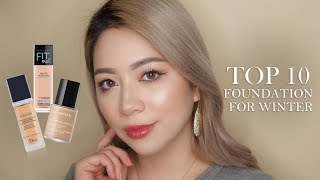 10款冬天(乾肌)適用的粉底液Top 10 Foundation For Winter ... 