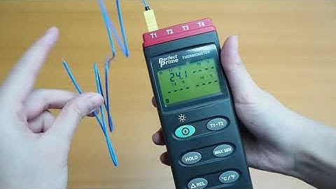 PerfectPrime Thermocouple Thermometer TC0304 Unboxing, Setup and Software use
