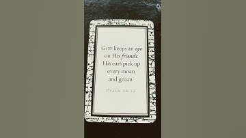 Thumbnail of Daily Bible Promise Psalm 34:15