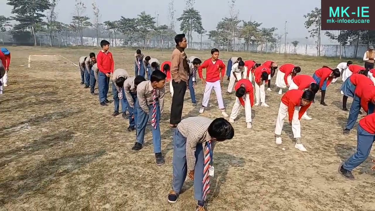 Students are doing PT in the morning assembly || Premier Academy 