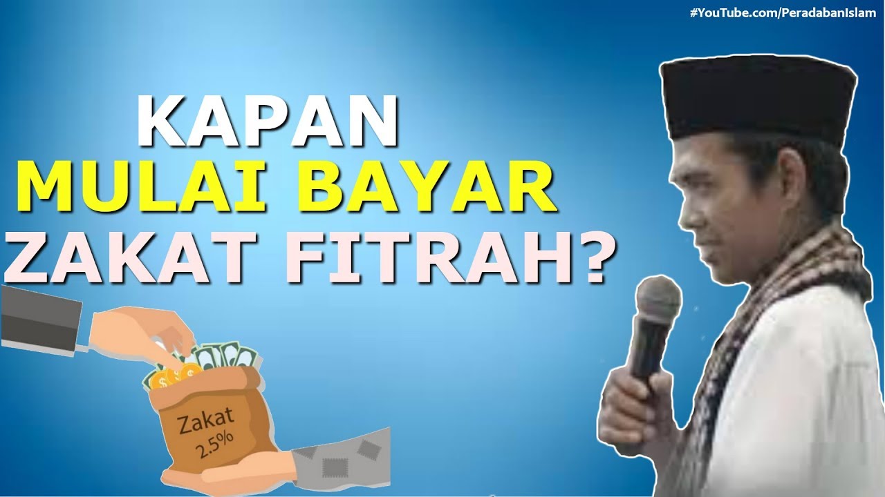 Kapan Waktu Yang Tepat Membayar Zakat Fitrah Ustadz Abdul Somad Menjawab Youtube