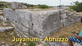 The archaeological area of Juvanum  Abruzzo
