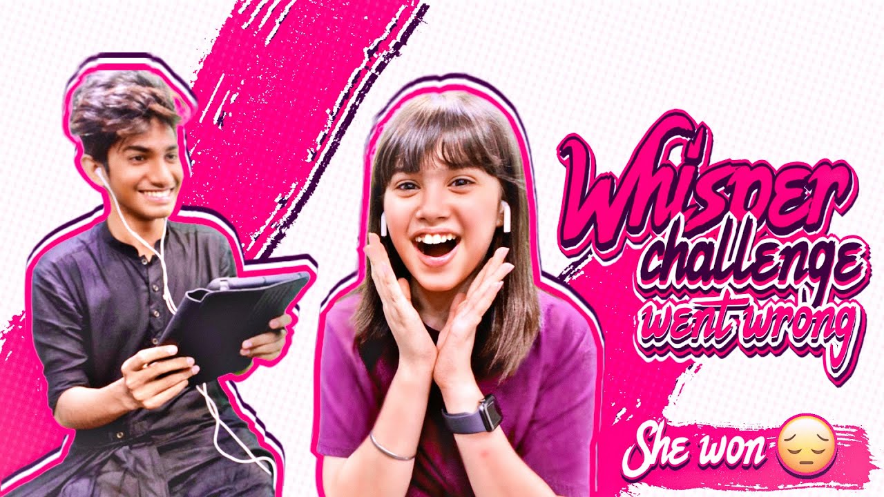 WHISPER CHALLENGE WITH RIVA ARORA 🤣|UNEXPECTED 🤣| GTRVLOGS |