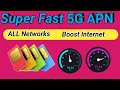 How To Boost 4G to 5g | How get faster internet for all Networks