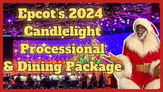 Candlelight Processional 2024 Chrissy Metz Dining Review La Creperie Meeting Santa Epcot