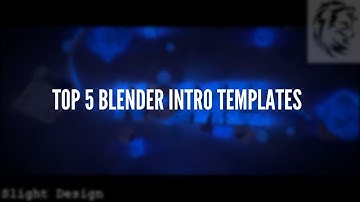 Top 5 Blender Intro Templates |Free DownloadLinks| #1