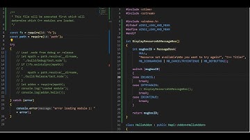 Unreal Engine with Node C++  modules (also supports npm packages)