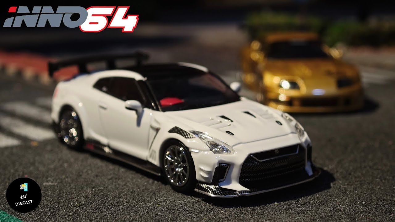 Nissan GT-R R35 Top Secret White Tokyo Auto Salon 2021 by Inno64