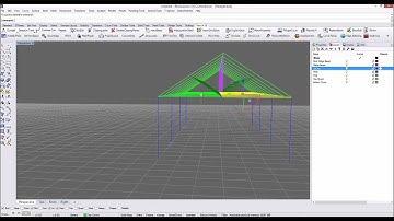 Gable Truss Structure - Dynamo (Revit) to Karamba to Revit (2 of 4)