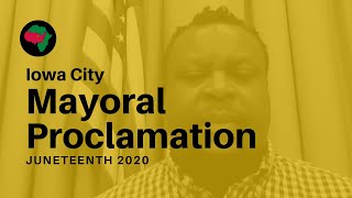 Mayor Bruce Teague's Proclamation for Juneteenth 2020
