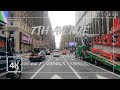 Driving Downtown 7th Avenue 4K &quot;Adam Clayton Powell Jr. Boulevard north of Central Park&quot; - NYC